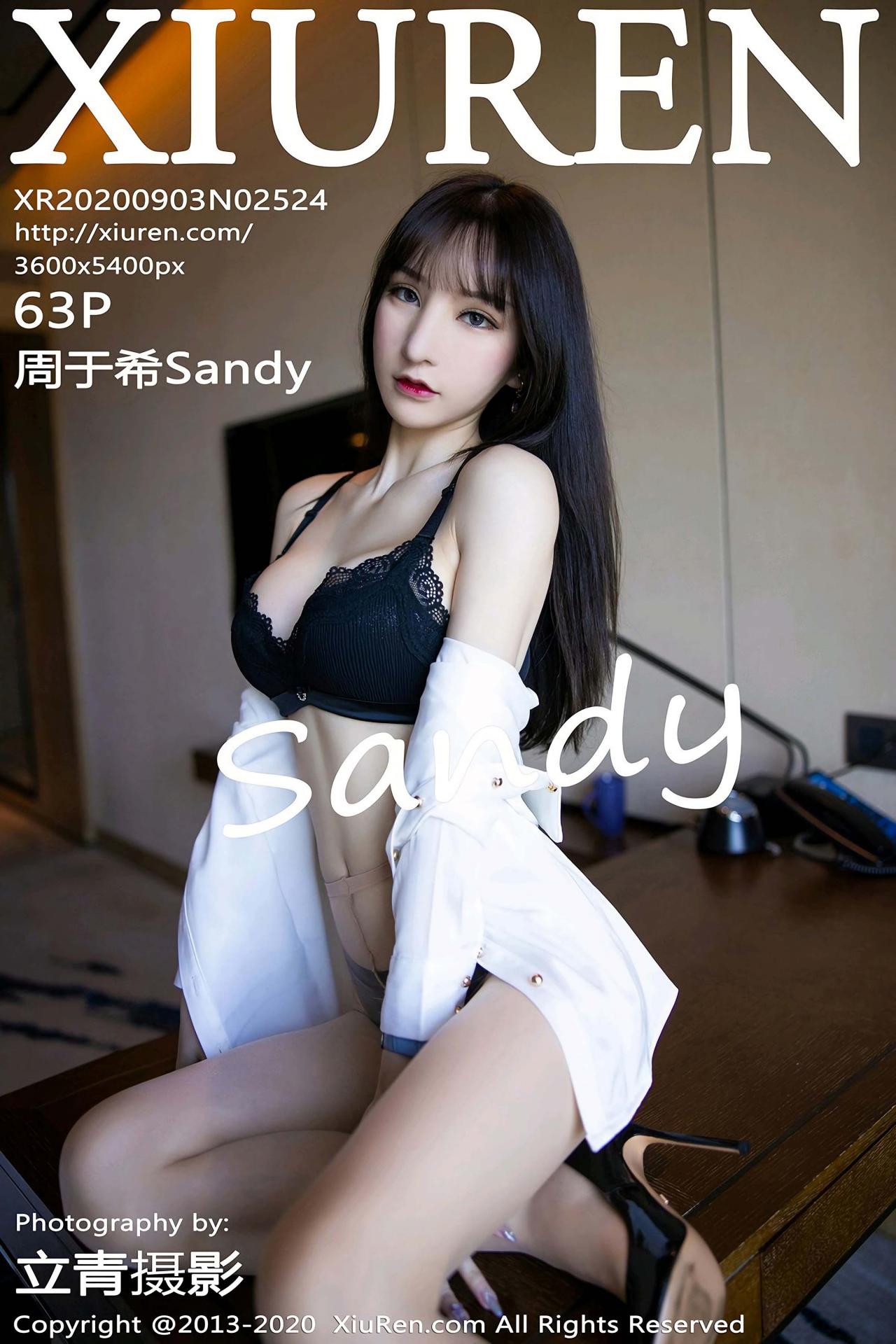 [XiuRen秀人网] 2020.09.03 No.2524 周于希Sandy 经典白衬衫肉丝OL系列 [63+1P]