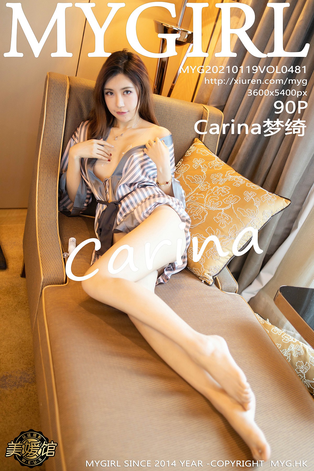 [MyGirl美媛馆] 2021.01.19 VOL.481 Carina梦绮 性感写真 [90+1P]