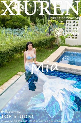 [XiuRen秀人网] 2021.08.25 No.3849 美七 Mia 三亚旅拍写真 绚丽美人鱼 [42+1P]