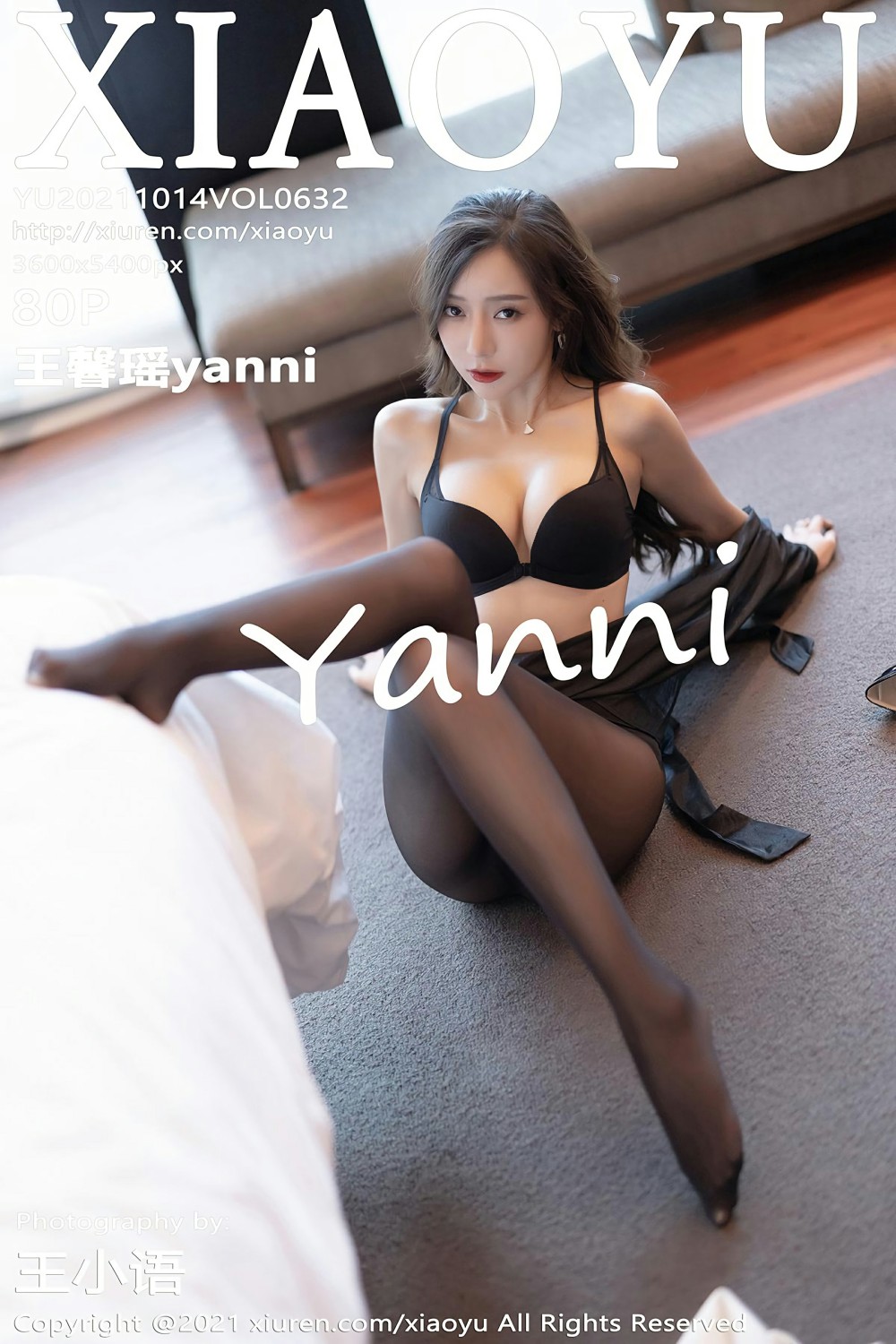 [XIAOYU语画界] 2021.10.14 VOL.632 王馨瑶yanni 黑丝都市OL 性感写真[80+1P]