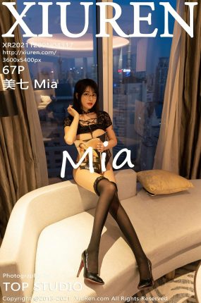 [XiuRen秀人网] 2021.12.09 No.4317 美七 Mia 黑丝蕾丝内衣 [67+1P]