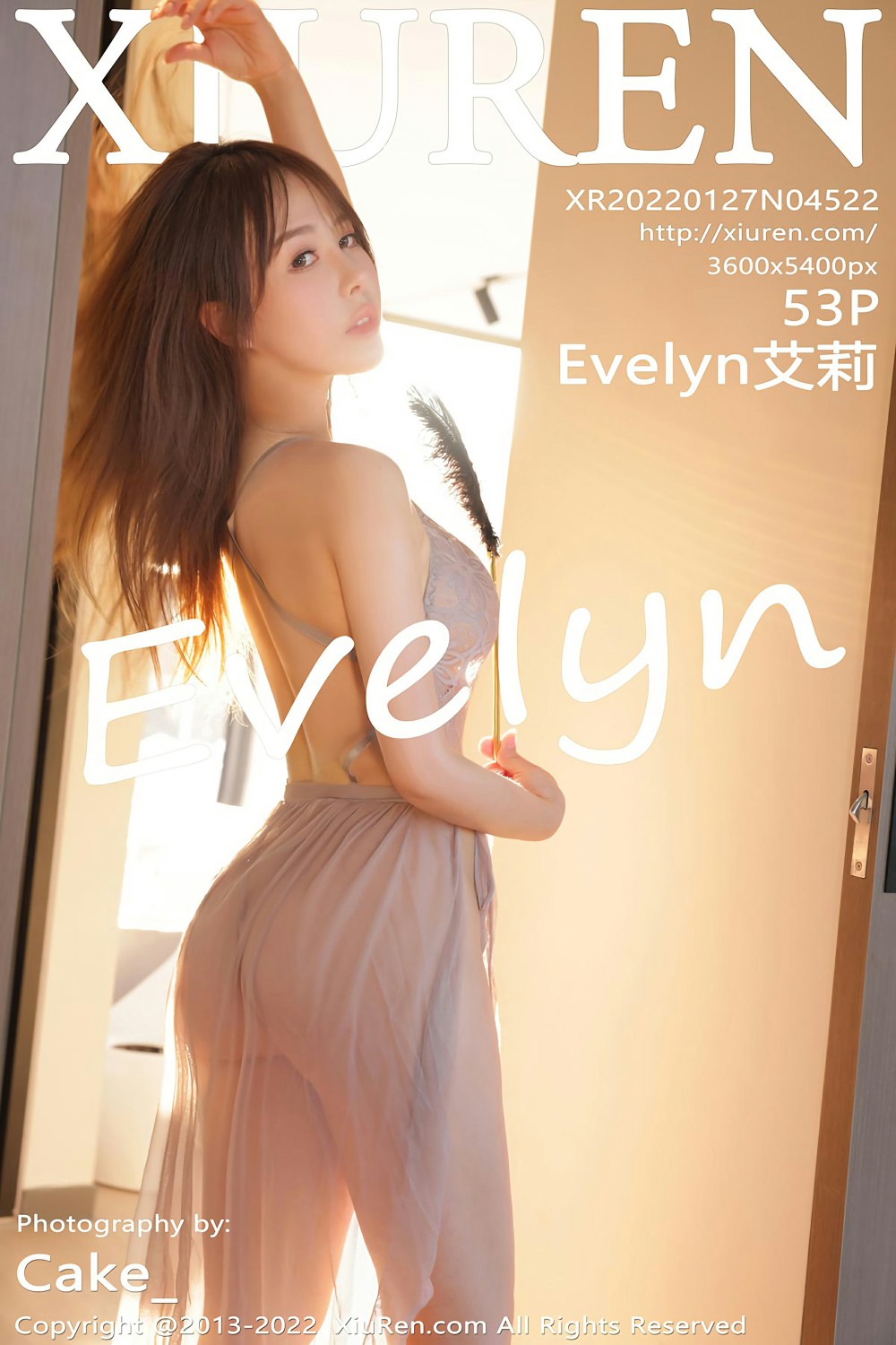 [XiuRen秀人网] 2022.01.27 No.4522 Evelyn艾莉 极致诱惑的身材 性感写真 [53+1P]