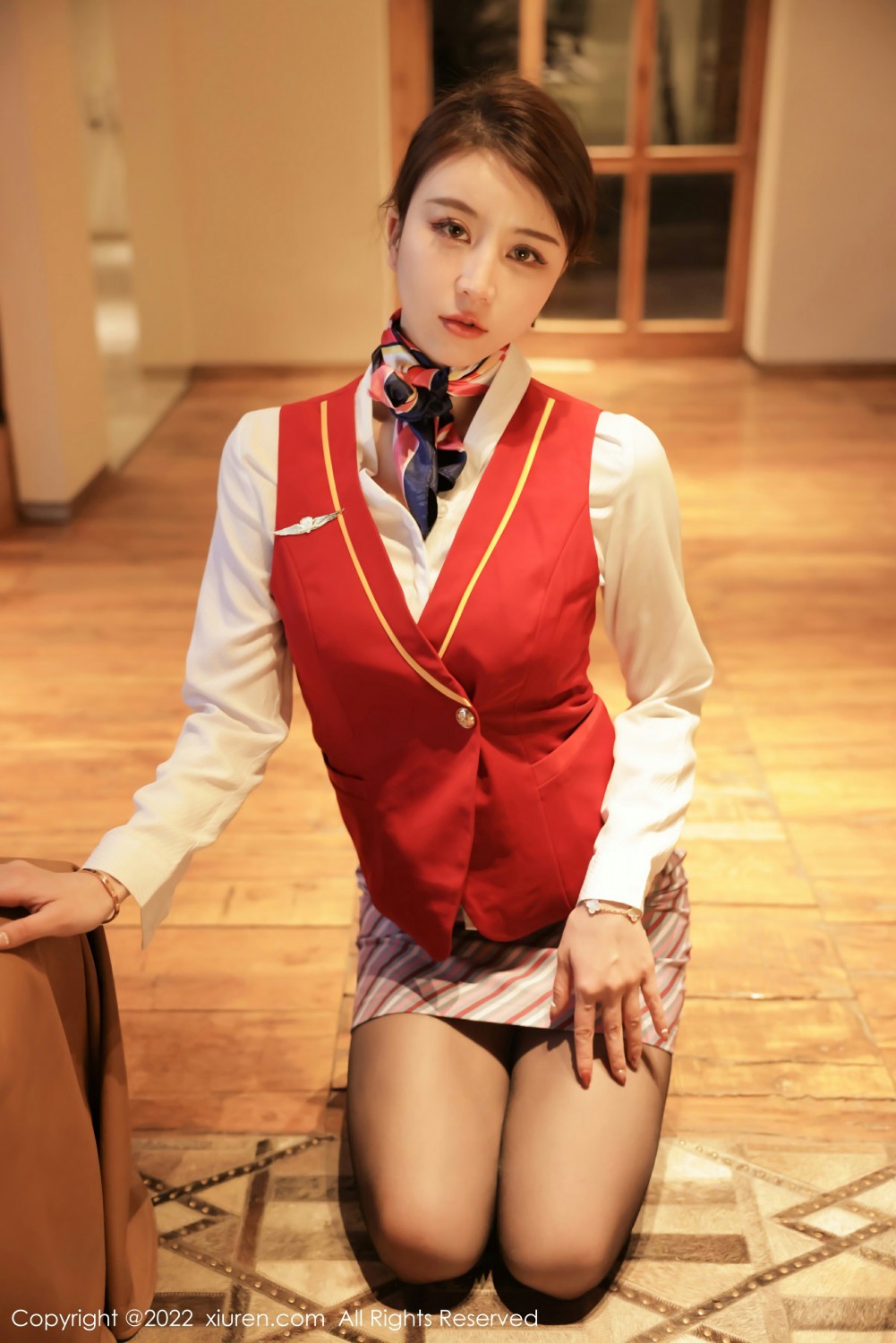 [XiuRen秀人网] 2022.04.06 No.4824 tina_甜仔 性感空姐制服系列 [59+1P]