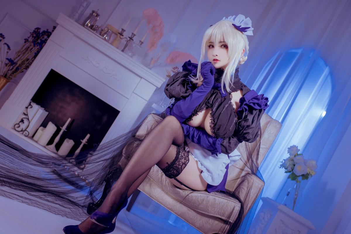 [COSPLAY]rioko凉凉子 – 黑枪呆女仆