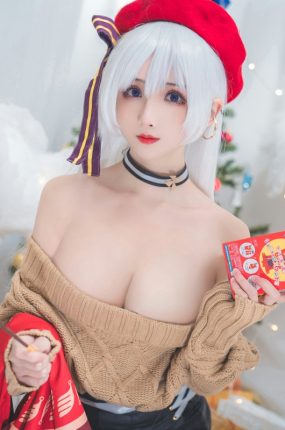 [COSPLAY]rioko凉凉子 – 贝尔法斯特 圣诞装