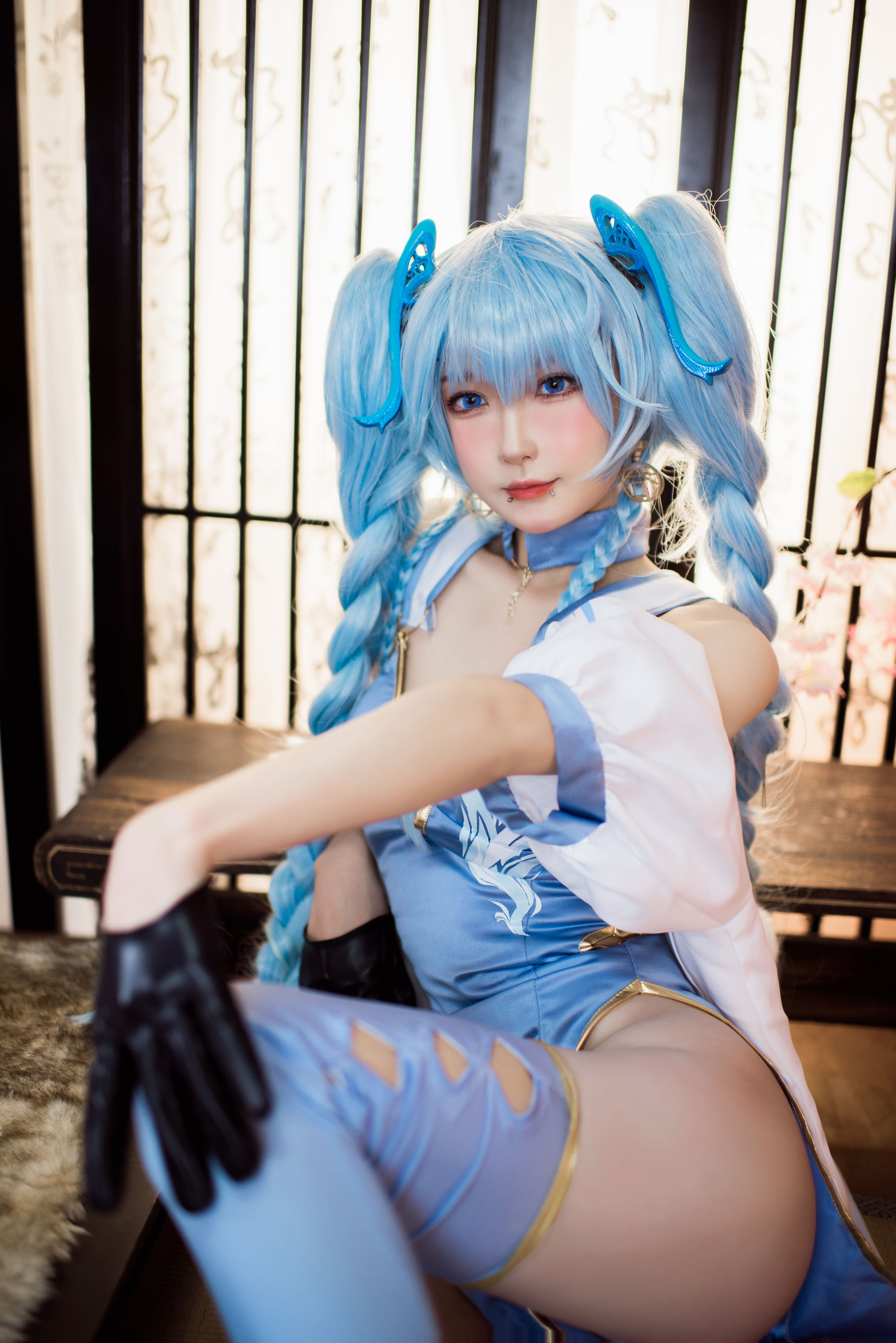 [COSPLAY]阿包也是兔娘 – 少女前线 PA15翠雀媚