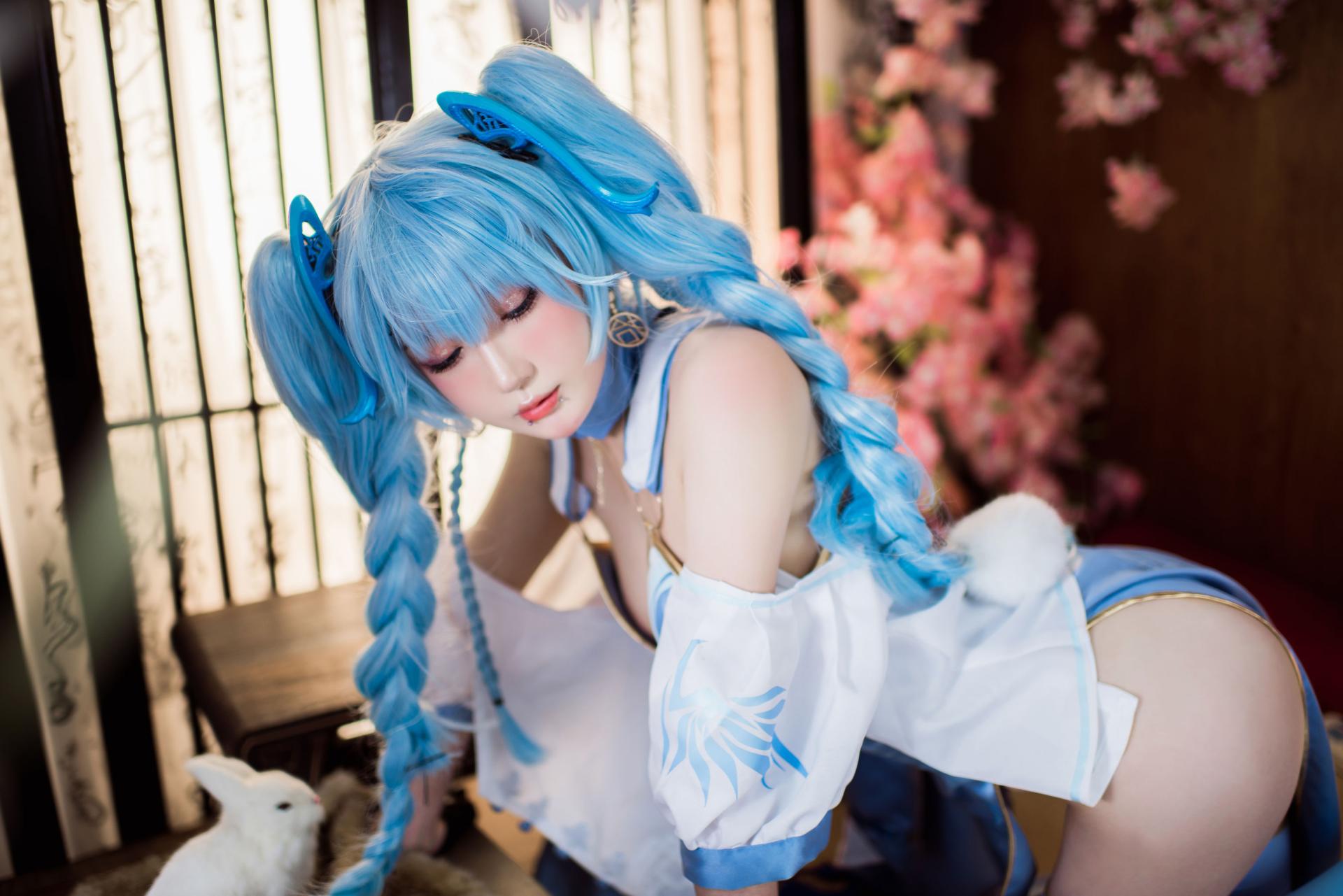 [COSPLAY]阿包也是兔娘 – 少女前线 PA15翠雀媚