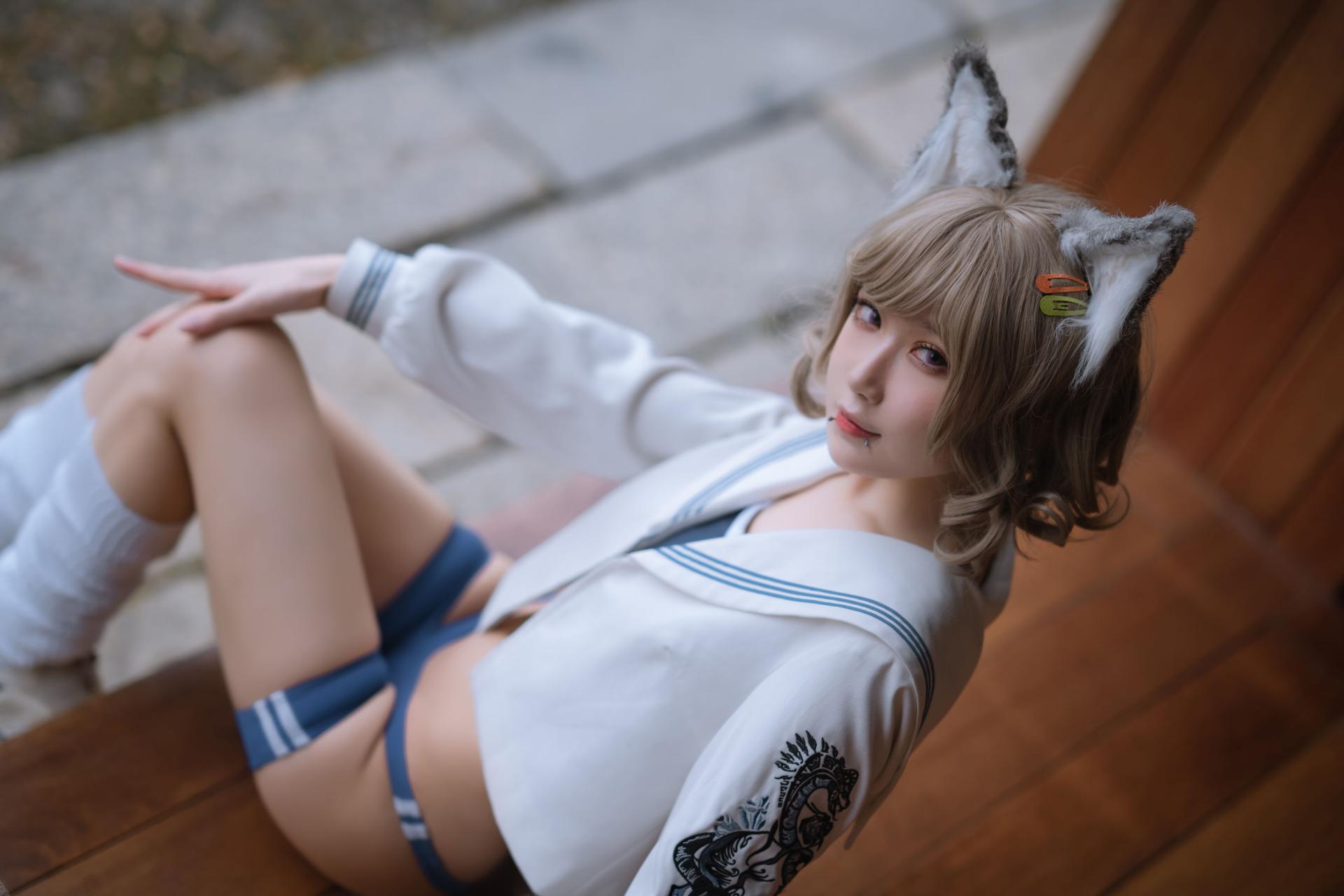 [COSPLAY]阿包也是兔娘 – X型体操服