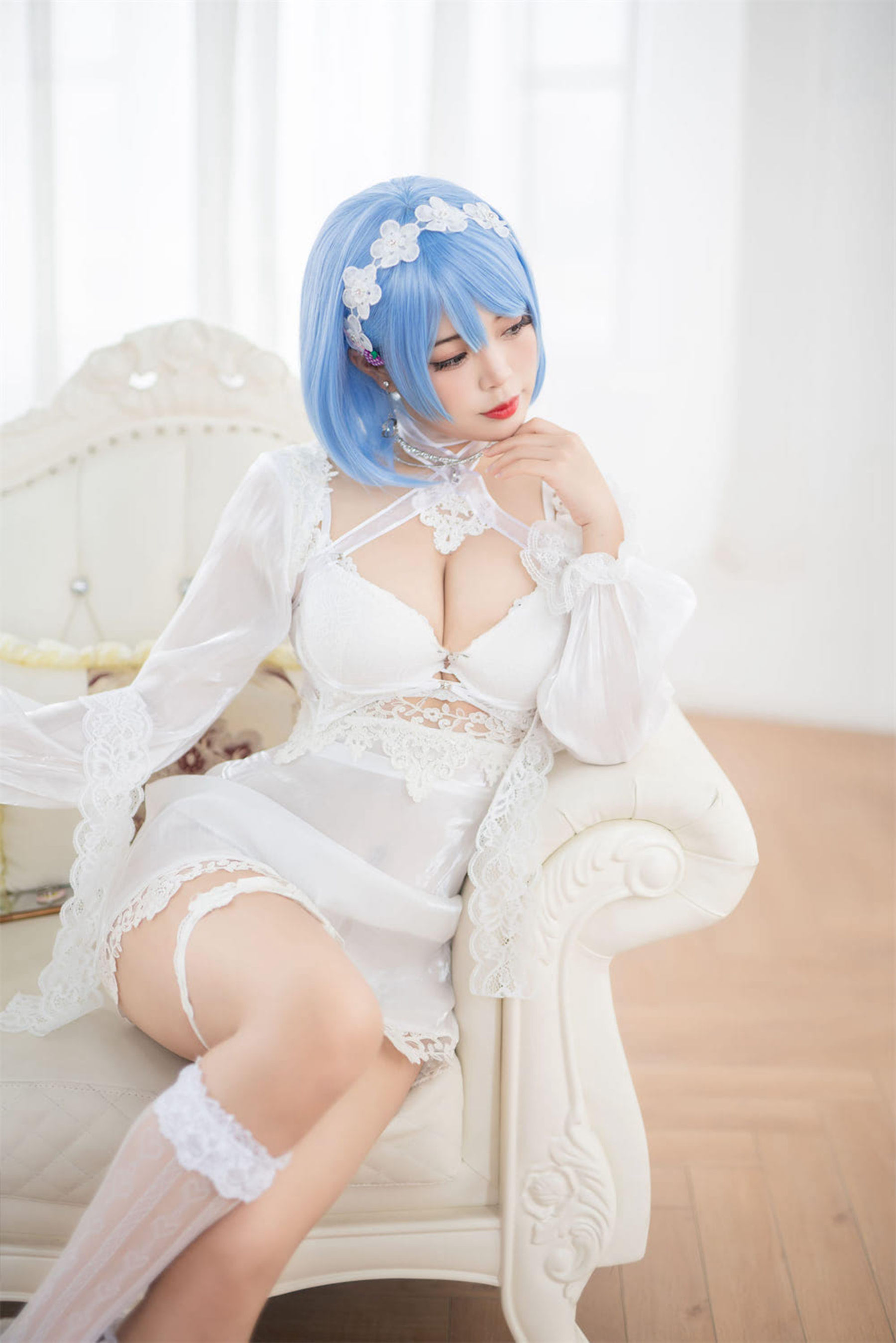 [COSPLAY]萌系小姐姐-白烨 –耶米西奶露 – 恰巴耶夫