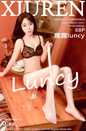 [XiuRen秀人网] 2022.11.29 No.5923 露露luncy 精致黑色蕾丝内衣 性感写真 [68+1P]