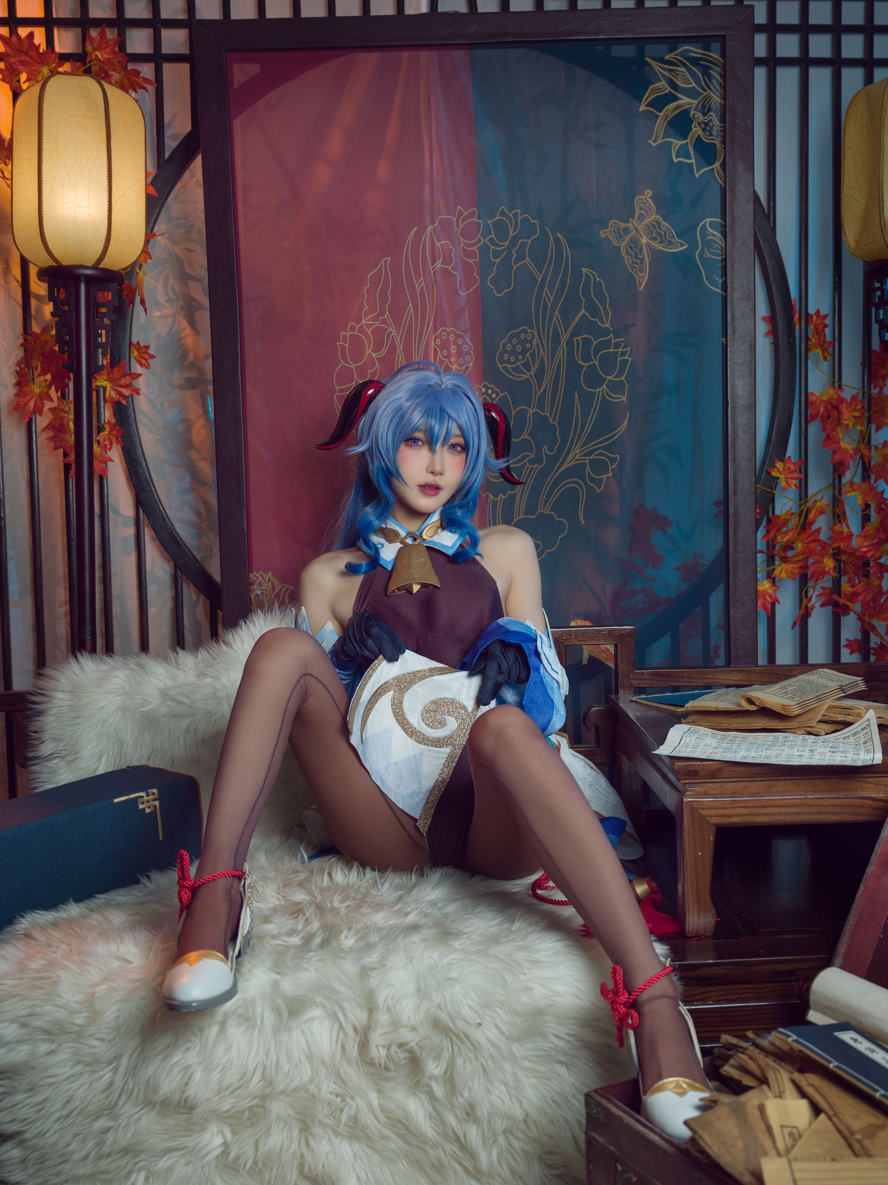 [COSPLAY]阿包也是兔娘 – 舰长 原神甘雨