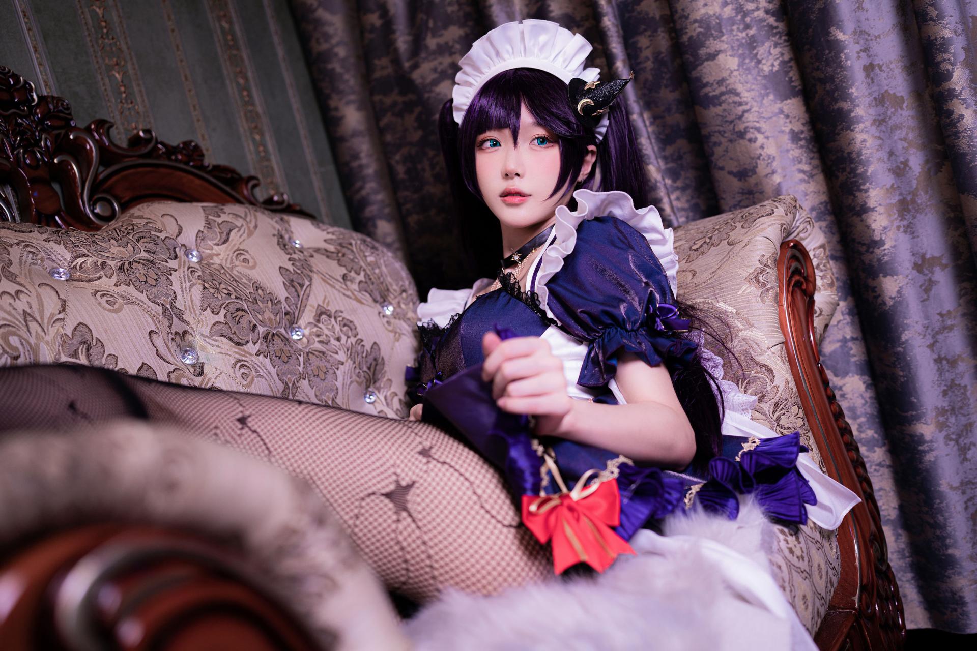 [COSPLAY]阿包也是兔娘 – 莫娜女仆