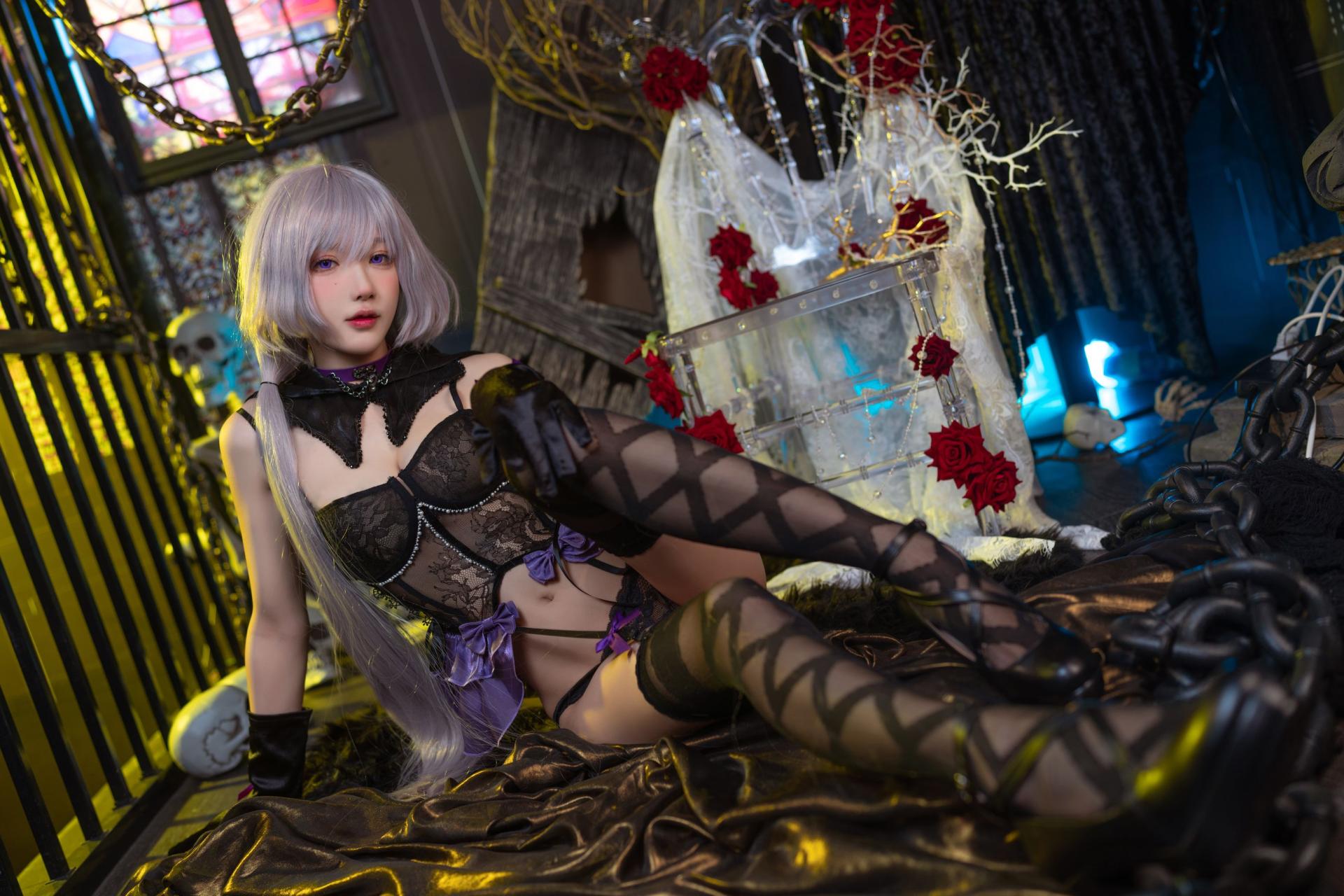 [COSPLAY]阿包也是兔娘 – 午夜瞌睡魔女