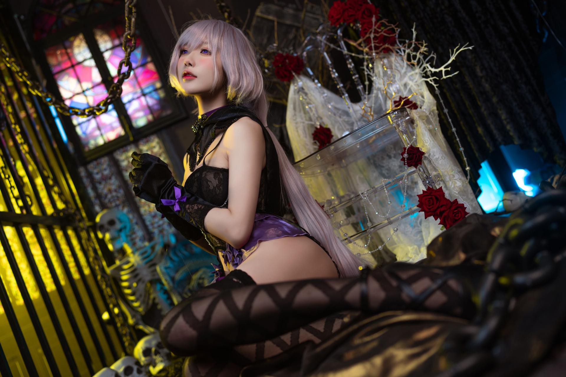 [COSPLAY]阿包也是兔娘 – 午夜瞌睡魔女