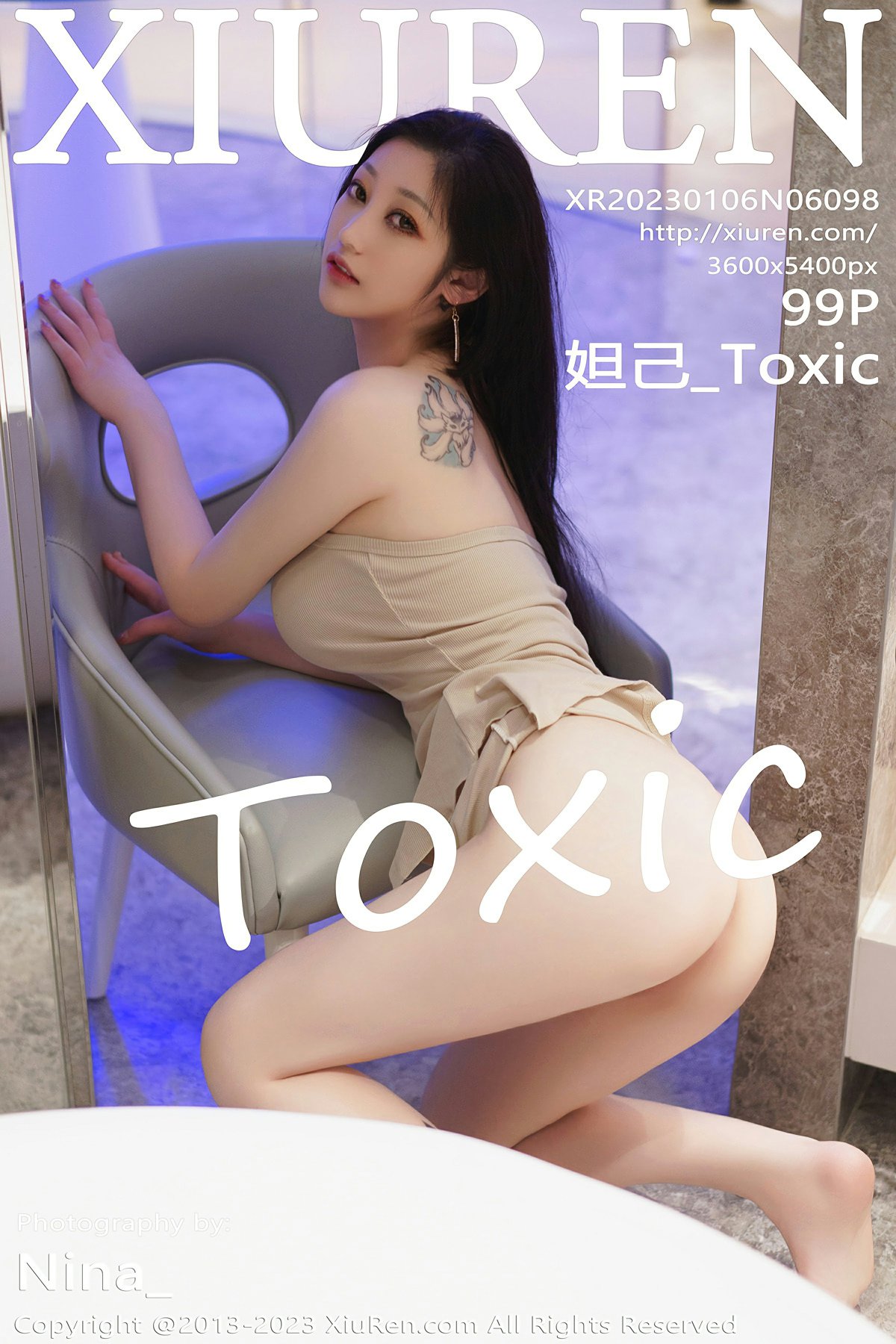 [XiuRen秀人网] 2023.01.06 No.6098 妲己_Toxic 晶莹剔透雪峰美臀 三亚旅拍写真 [99+1P]