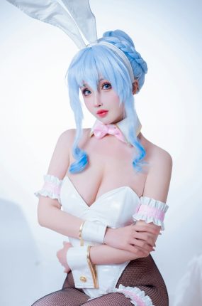 [COSPLAY]rioko凉凉子 – 雪女兔女郎