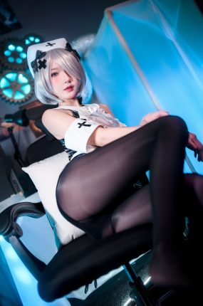 [COSPLAY]阿包也是兔娘 – 阿包护士