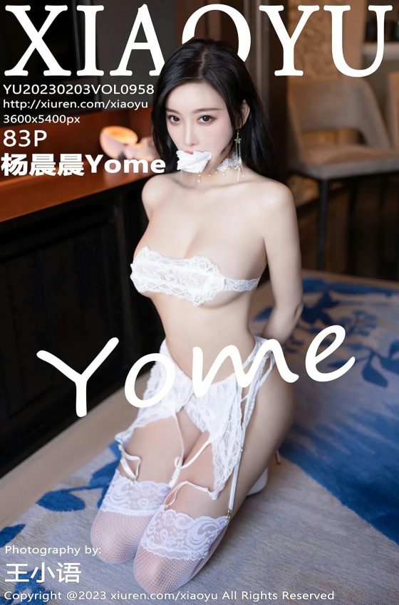 [XIAOYU语画界] 2023.02.03 VOL.958 杨晨晨Yome 性感白色蕾丝情趣服饰 私房写真 [83+1P]