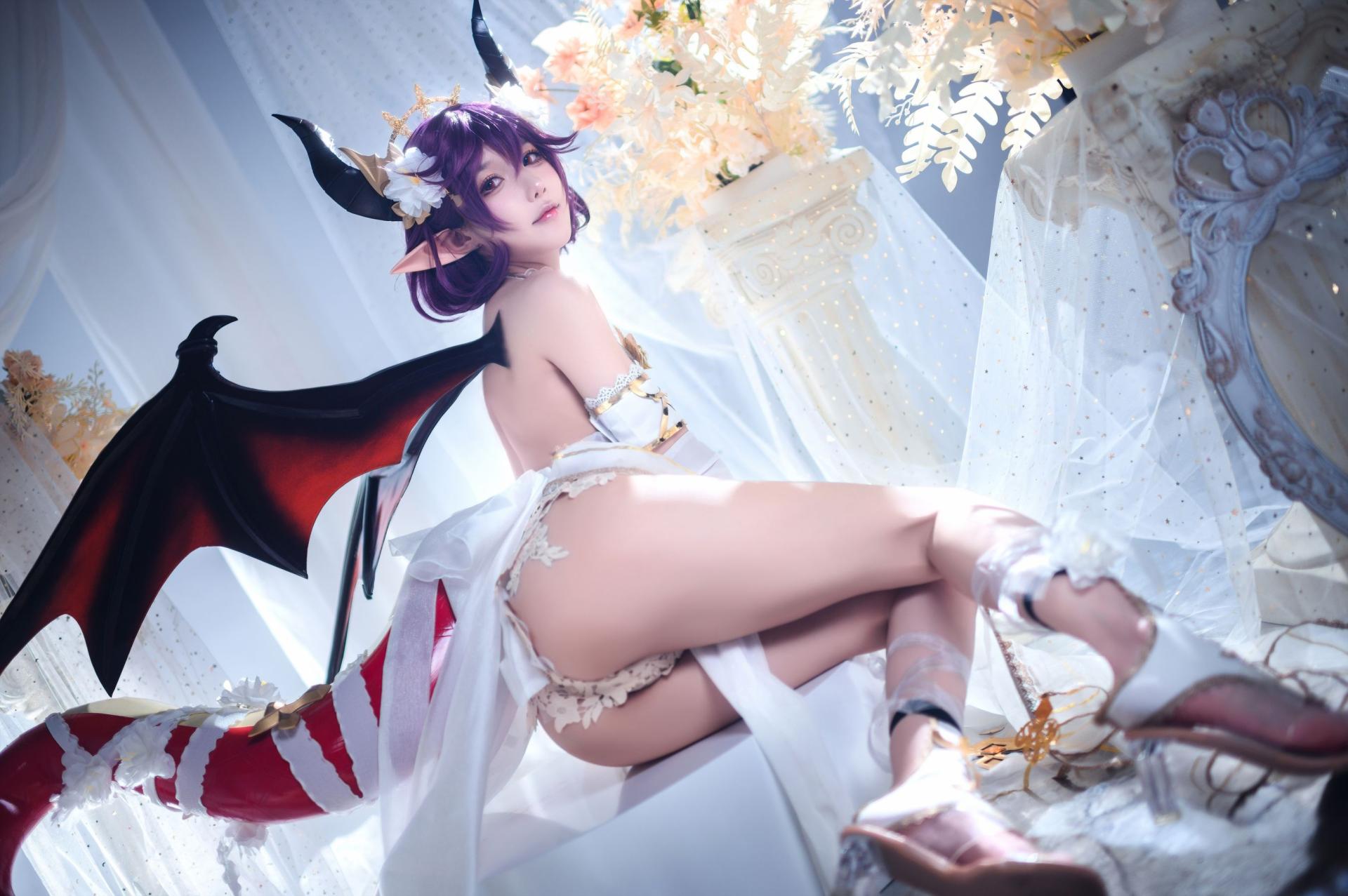 [COSPLAY]阿包也是兔娘 – 碧蓝幻想古蕾娅 龙娘