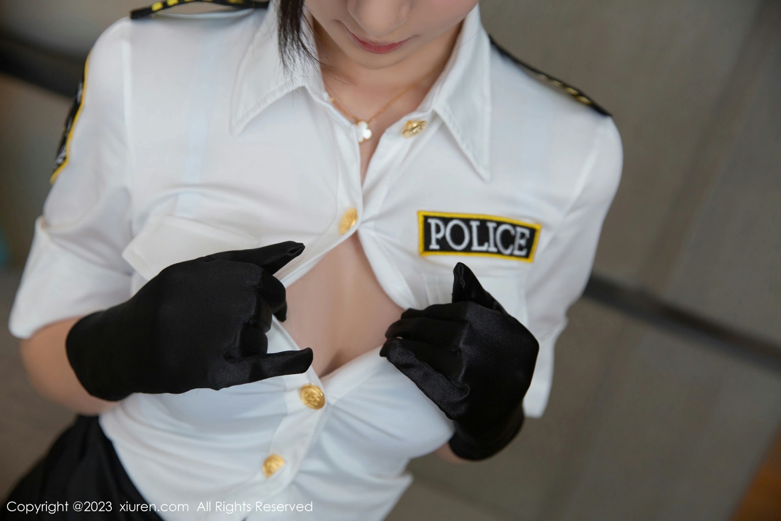 [XiuRen秀人网] 2023.04.11 No.6554 熊小诺 情趣制服 蓝色内衣 性感写真 [80+P]