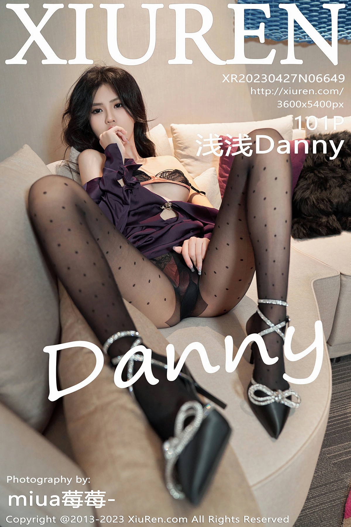 [XiuRen秀人网] 2023.04.27 No.6649 浅浅Danny 魅惑黑丝 性感写真 [101+1P]