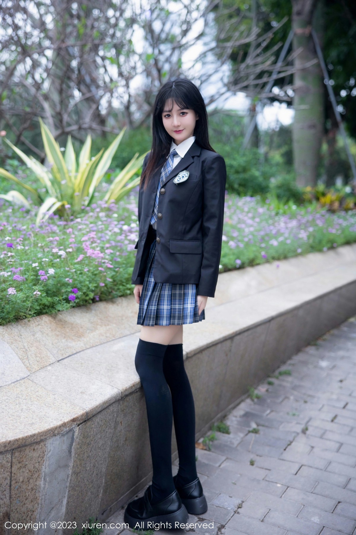 [XiuRen秀人网] 2023.04.28 No.6662 幼幼 学妹制服 白色蕾丝内衣 性感写真 [92+1P]