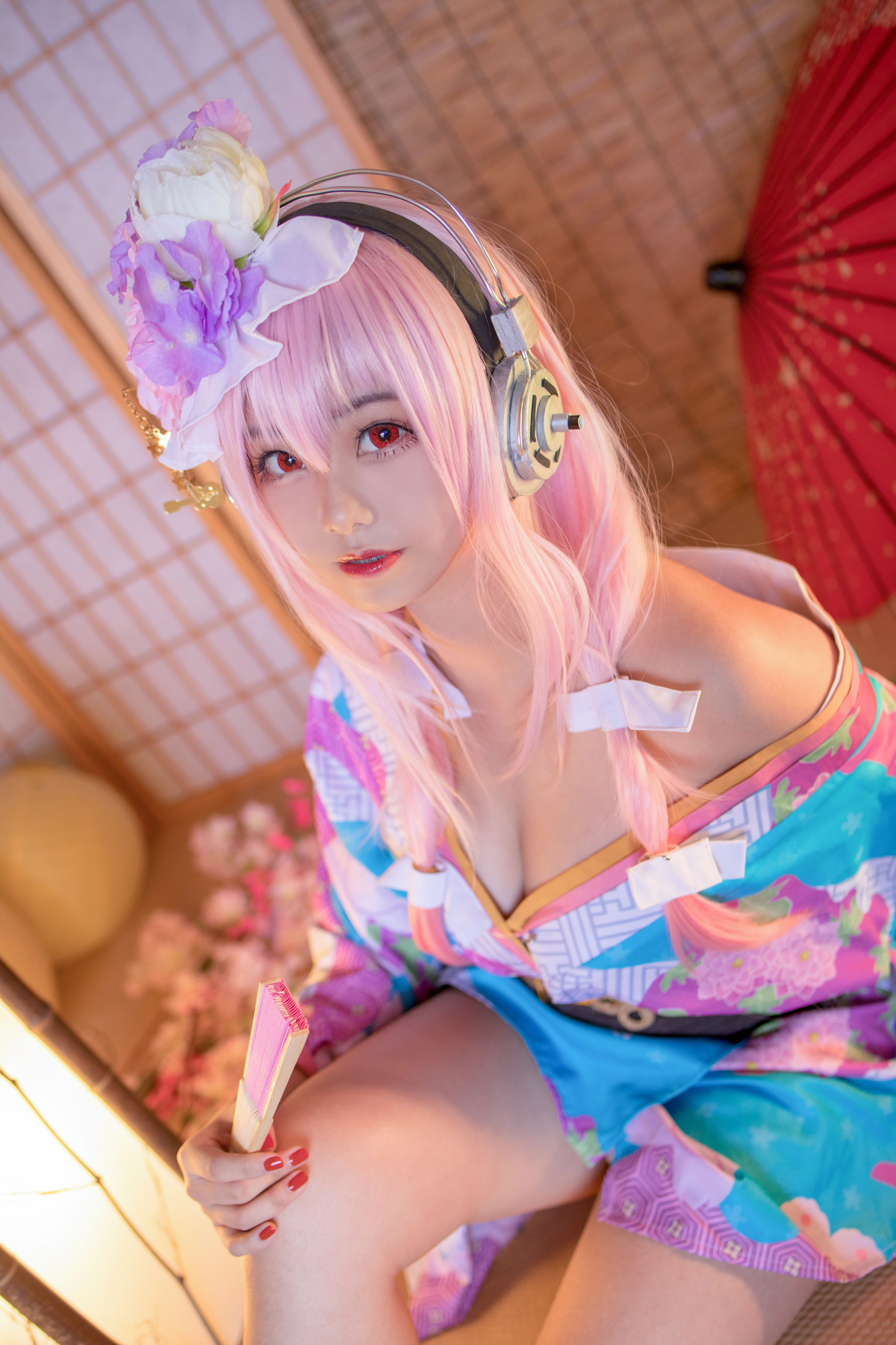 [COSPLAY]蜜汁猫裘 – 索尼子和服