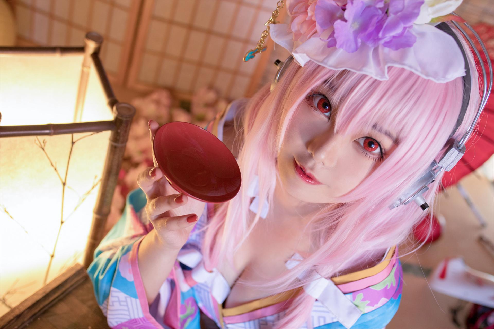 [COSPLAY]蜜汁猫裘 – 索尼子和服