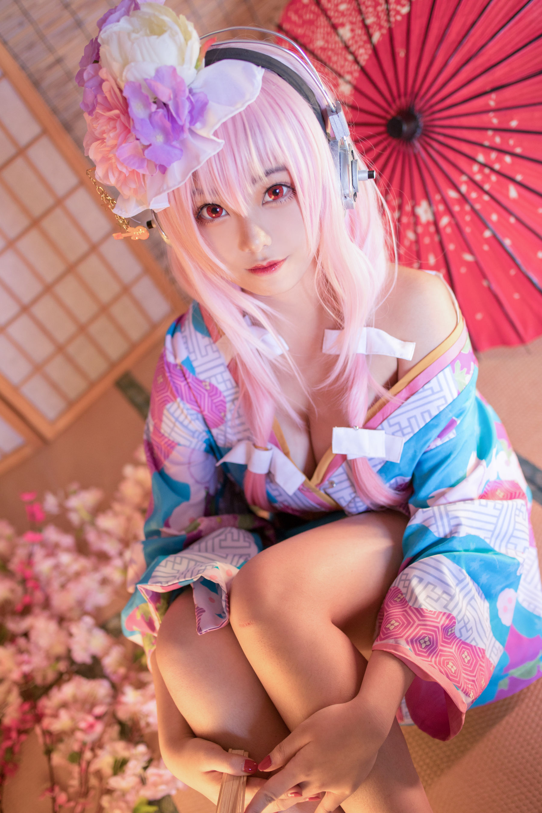 [COSPLAY]蜜汁猫裘 – 索尼子和服