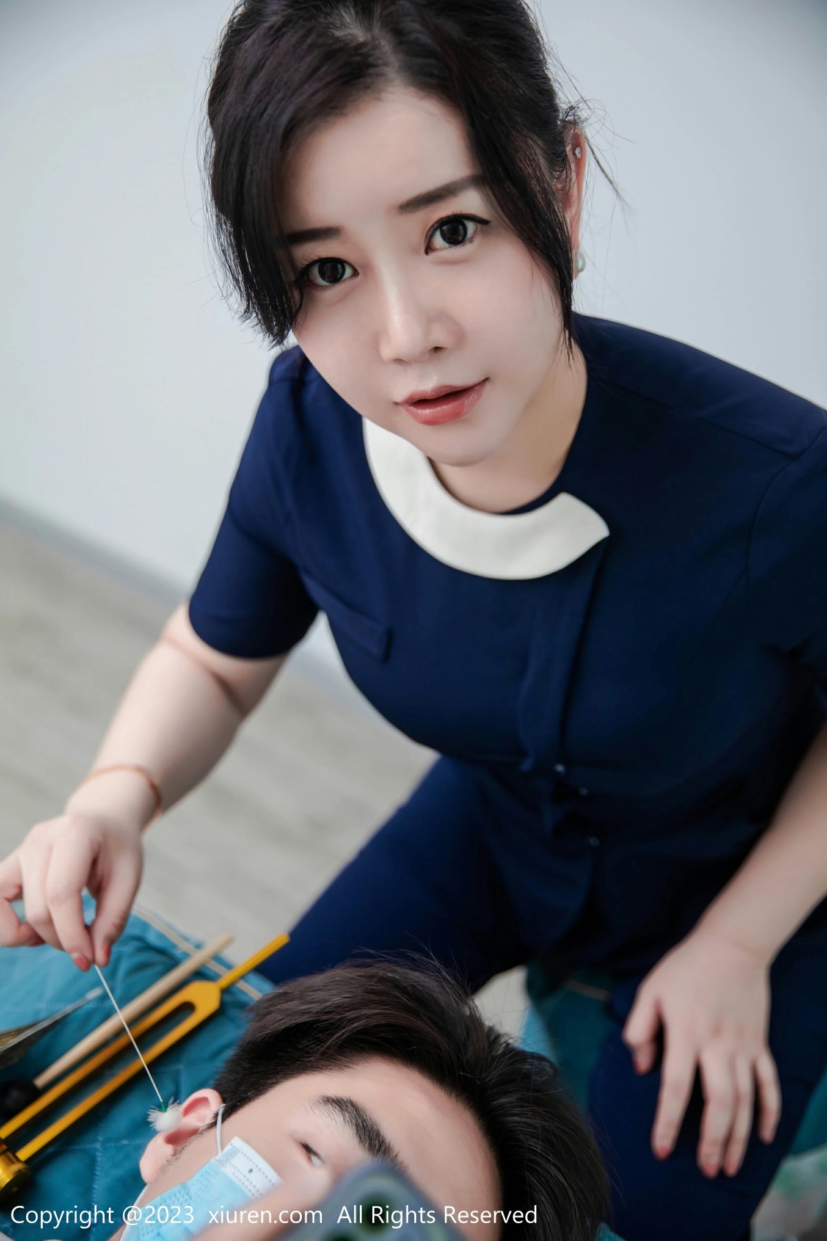 [XiuRen秀人网] 2023.06.08 No.6878 王婉悠Queen 技师装扮 性感写真 [74+1P]