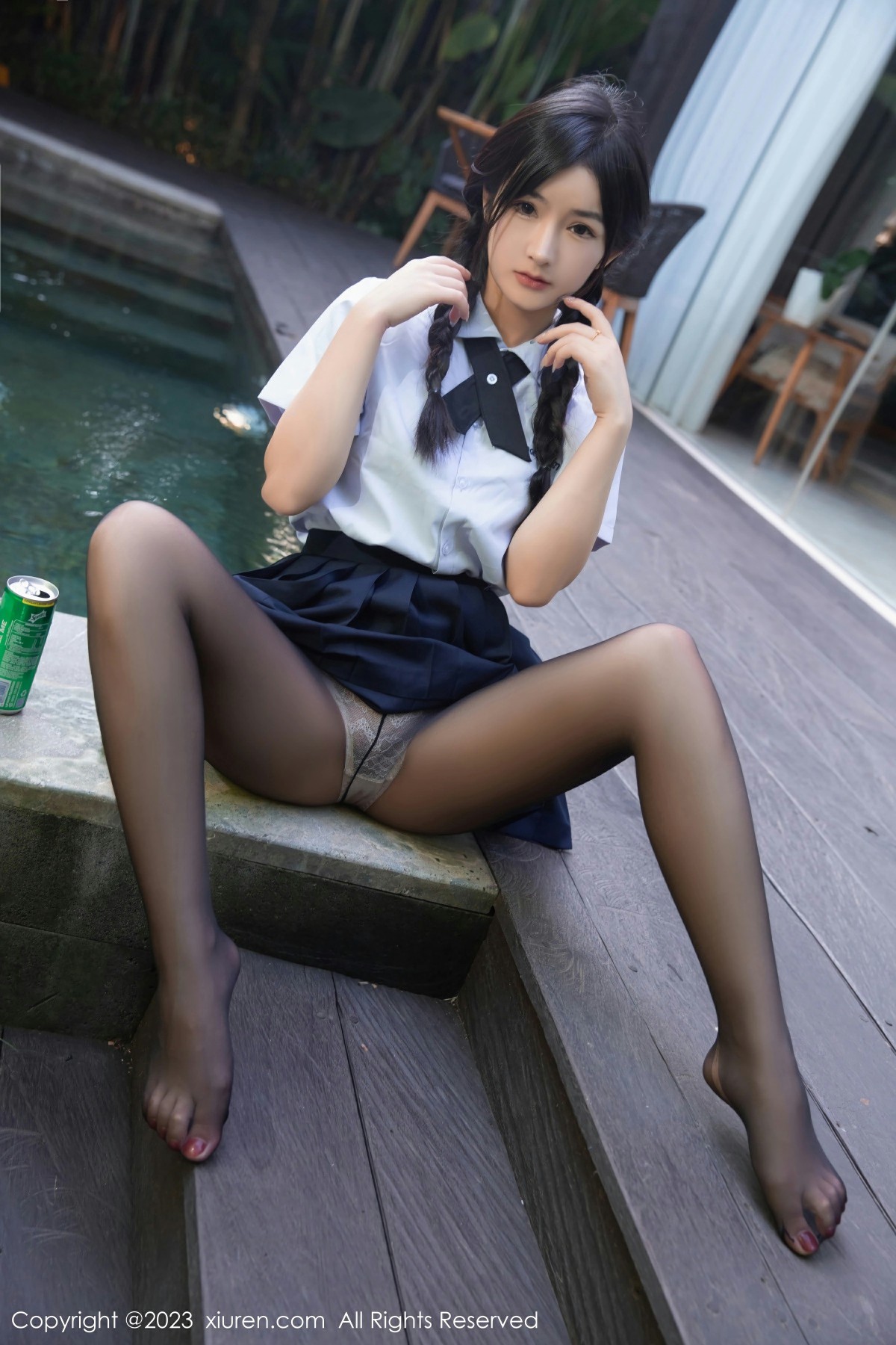 [XiuRen秀人网] 2023.06.19 No.6940 谭小灵 性感学妹制服 巴厘岛旅拍写真 [76+1P]