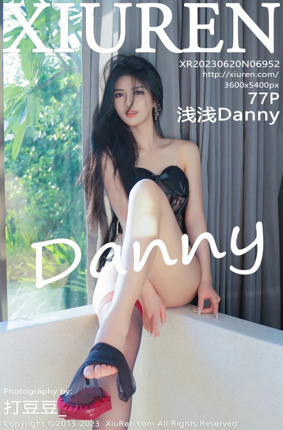 [XiuRen秀人网] 2023.06.20 No.6952 浅浅Danny 黑色薄纱蕾丝情趣服饰 性感写真 [77+1P]