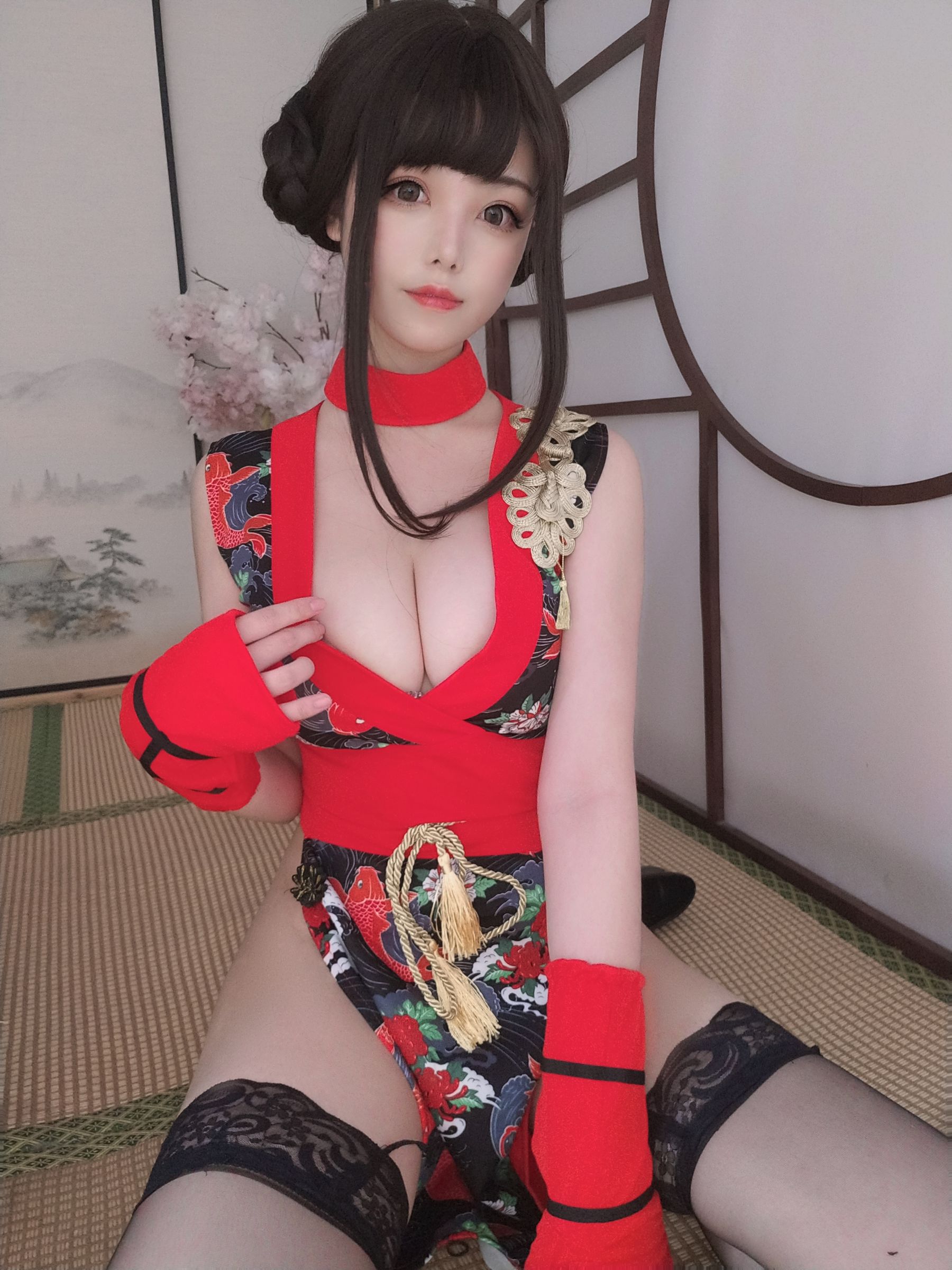 [COSPLAY]蜜汁猫裘 – 红武士