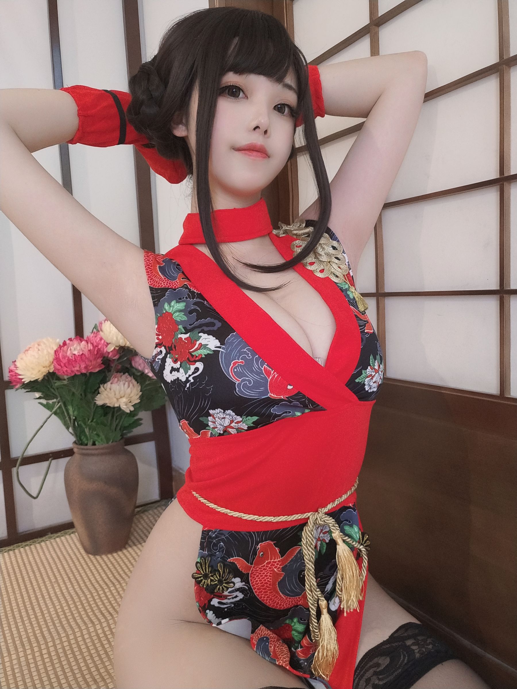 [COSPLAY]蜜汁猫裘 – 红武士