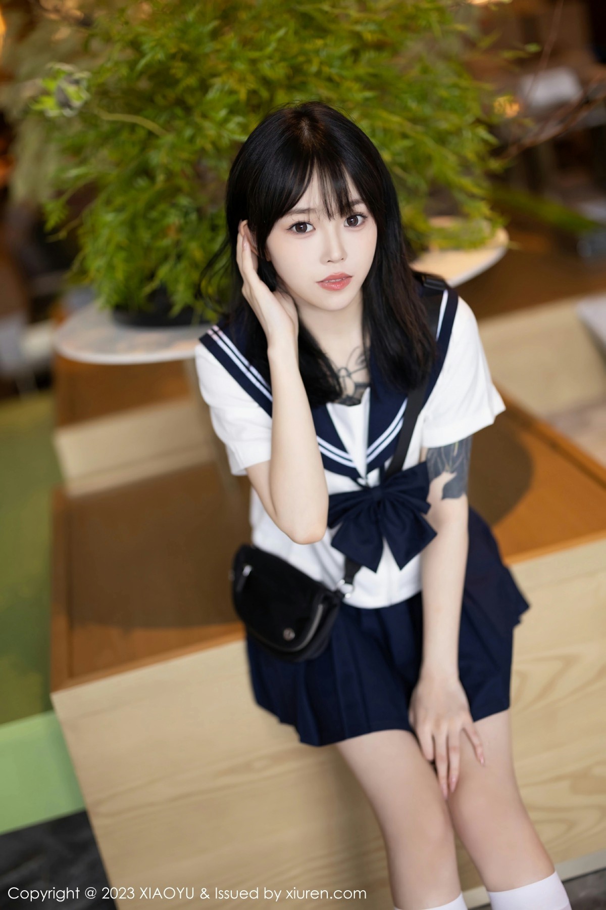 [XIAOYU语画界] 2023.08.08 VOL.1087 奶瓶. 白色学妹服 性感写真 [88+1P]