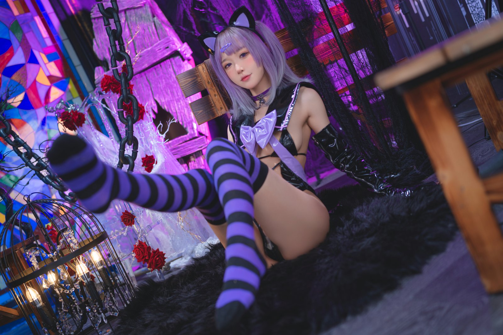 [COSPLAY]阿包也是兔娘 – 黑猫猫