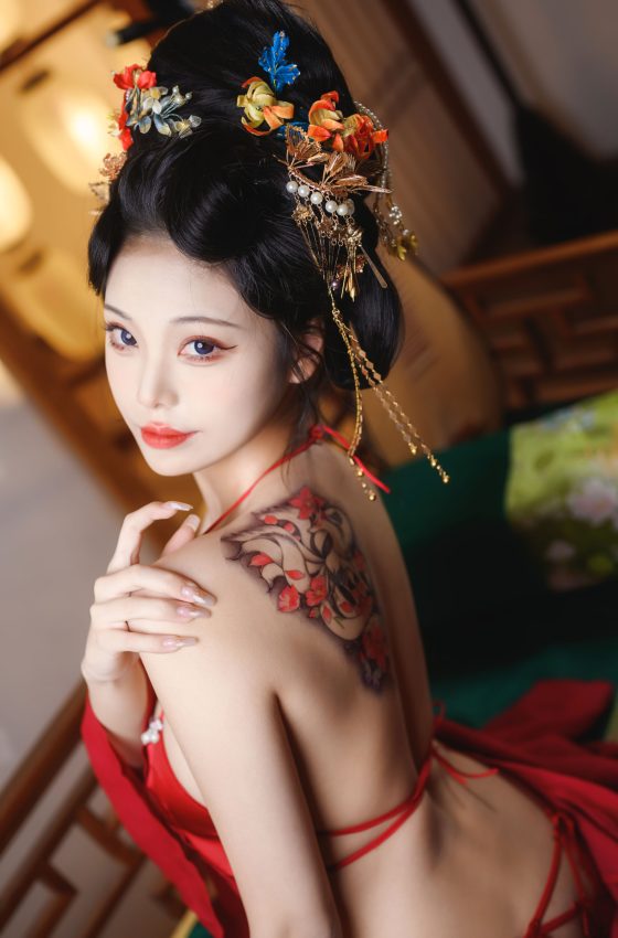 [COSPLAY]蜜汁猫裘 – 唐宫夜宴