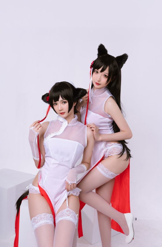 [COSPLAY] 南宫 – 高雄爱宕旗袍 南宫牙妹双人