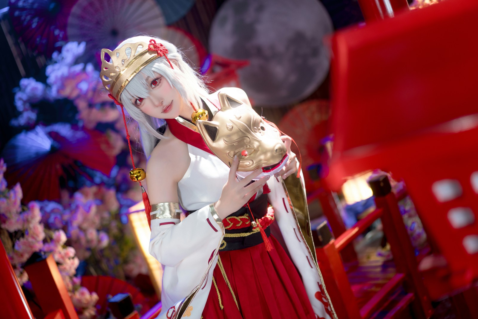 [COSPLAY]阿包也是兔娘 – 巫女浴池