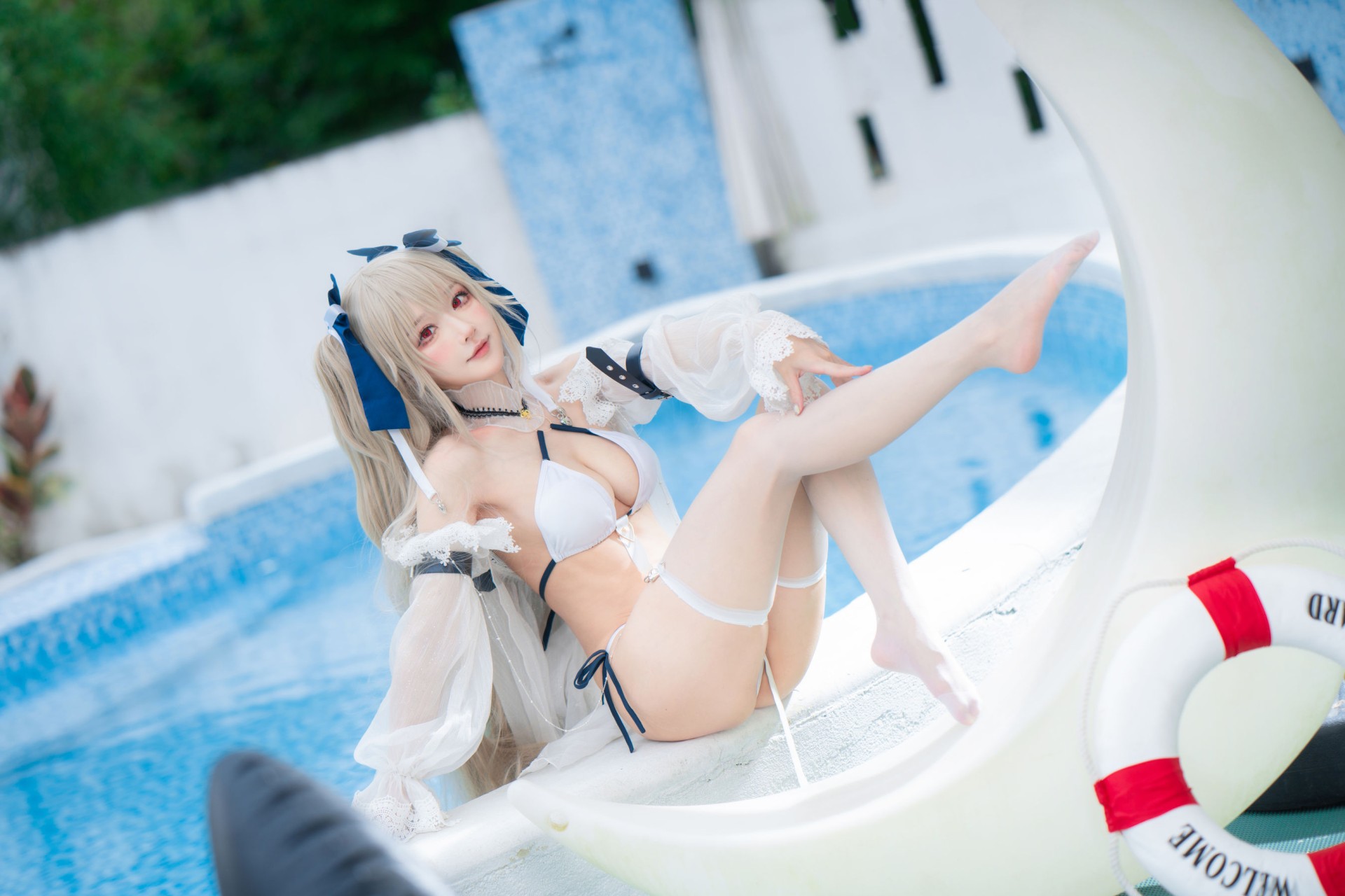 [COSPLAY]阿包也是兔娘 – 安克雷奇泳装