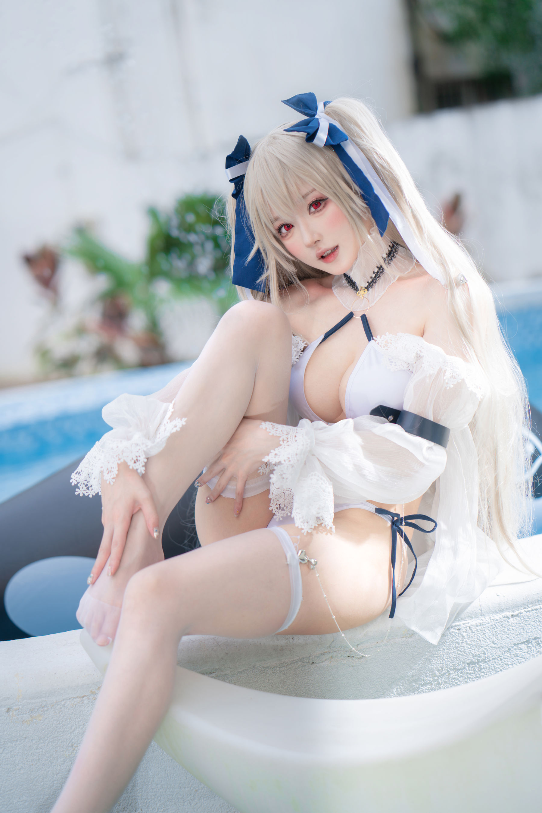 [COSPLAY]阿包也是兔娘 – 安克雷奇泳装