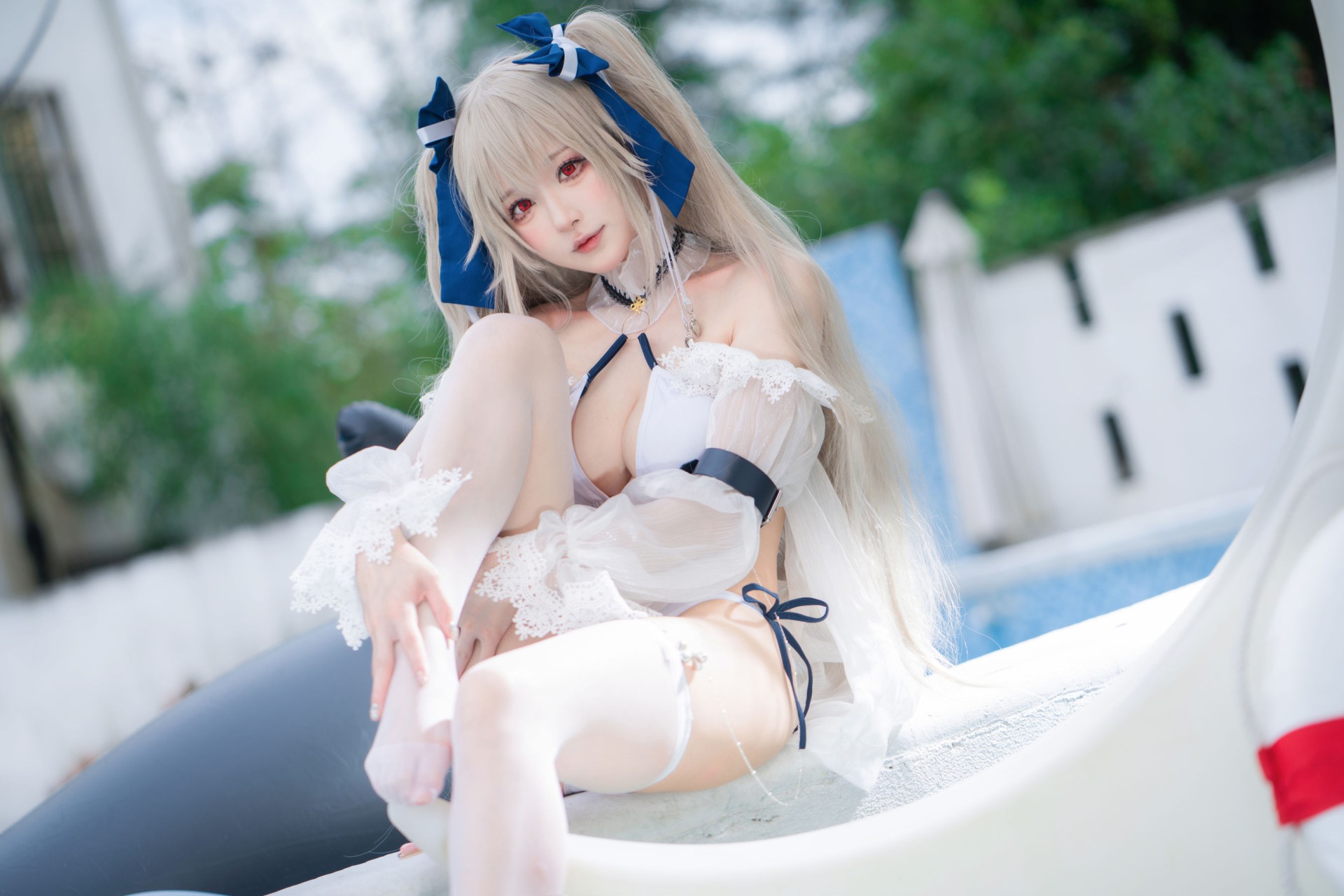 [COSPLAY]阿包也是兔娘 – 安克雷奇泳装