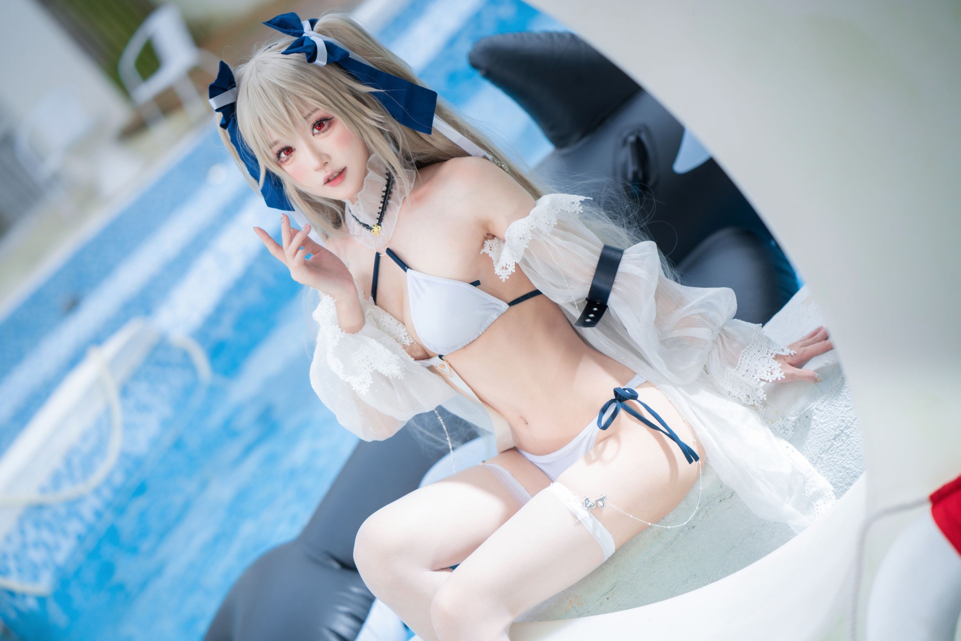 [COSPLAY]阿包也是兔娘 – 安克雷奇泳装