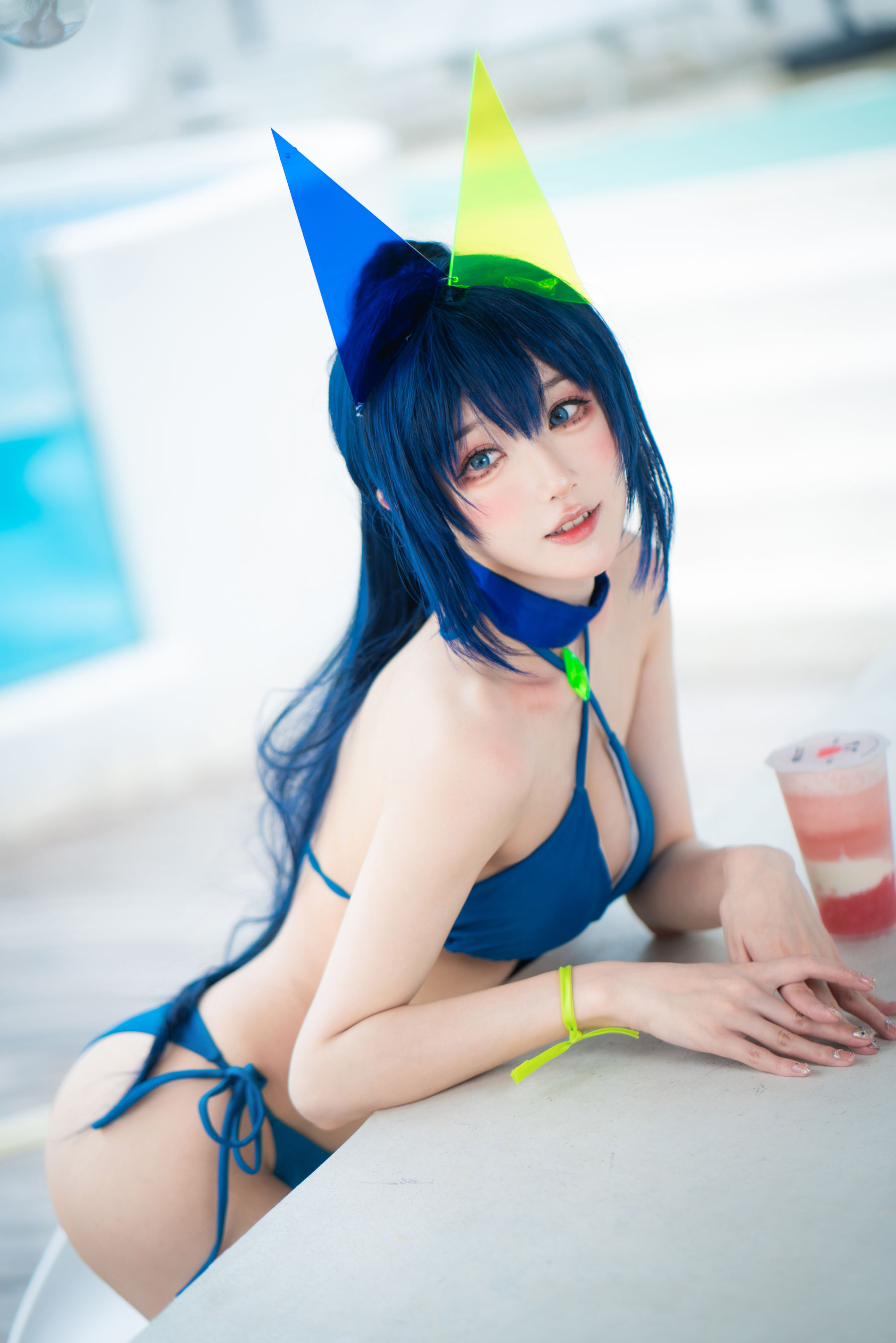 [COSPLAY]阿包也是兔娘 – 花园泳装