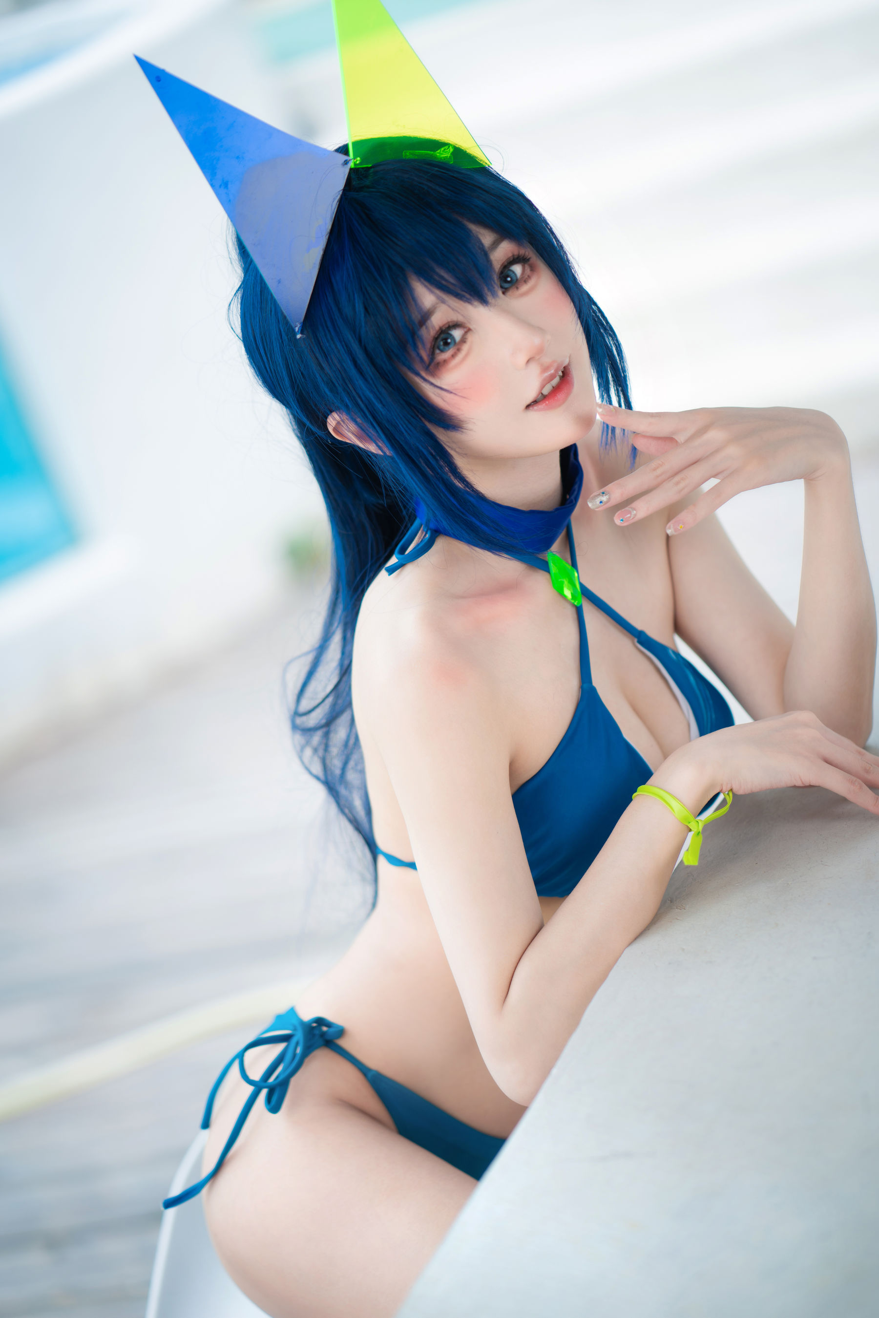 [COSPLAY]阿包也是兔娘 – 花园泳装