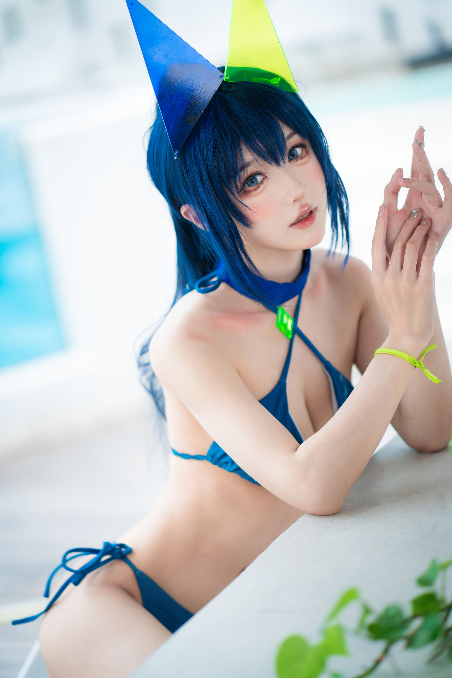 [COSPLAY]阿包也是兔娘 – 花园泳装