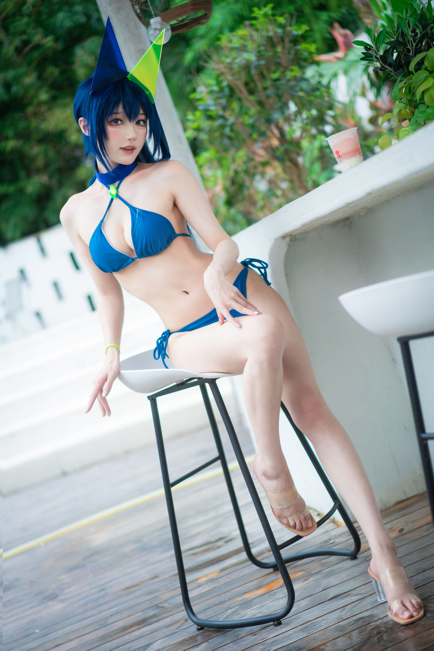 [COSPLAY]阿包也是兔娘 – 花园泳装