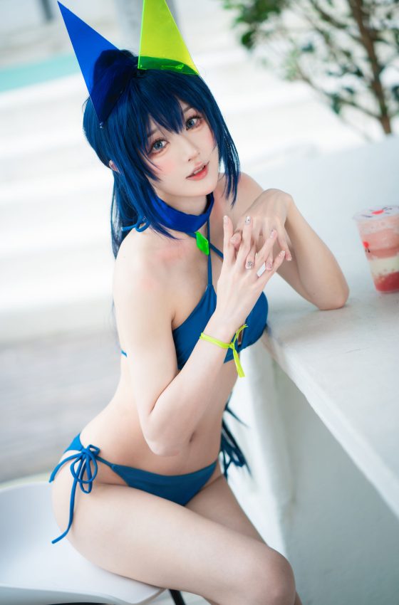 [COSPLAY]阿包也是兔娘 – 花园泳装