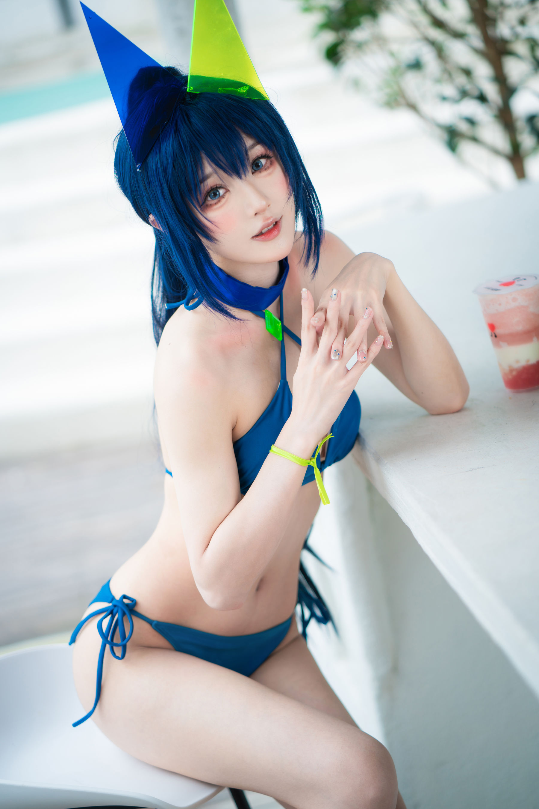 [COSPLAY]阿包也是兔娘 – 花园泳装