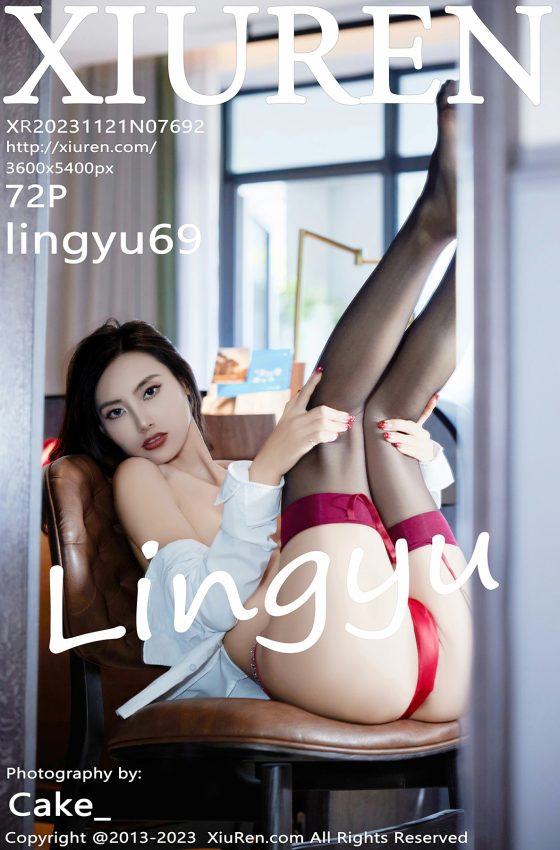 [XiuRen秀人网] 2023.11.21 No.7692 lingyu69 红色内衣 魅惑黑丝 性感写真 [72+1P]